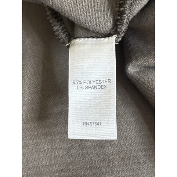 J JILL Mocha Dipped Hem Crushed Velour Dress Women Small Velvet Pockets Winter - Picture 9 of 13